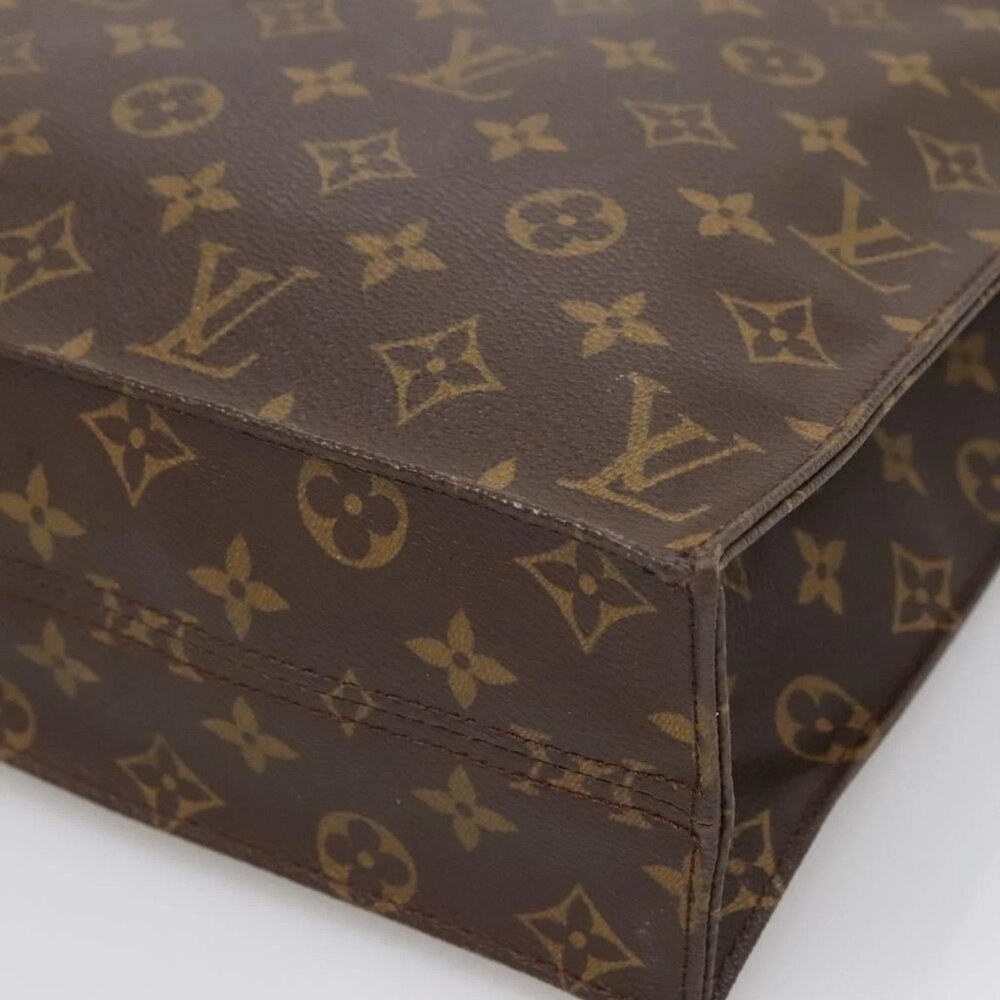 LOUIS VUITTON Monogram Sac Plat Hand Bag M51140 LV Auth 138699 - Picture 5 of 16